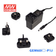 Mean Well GEM60I09-P1J Power Supply 49.5W 9V