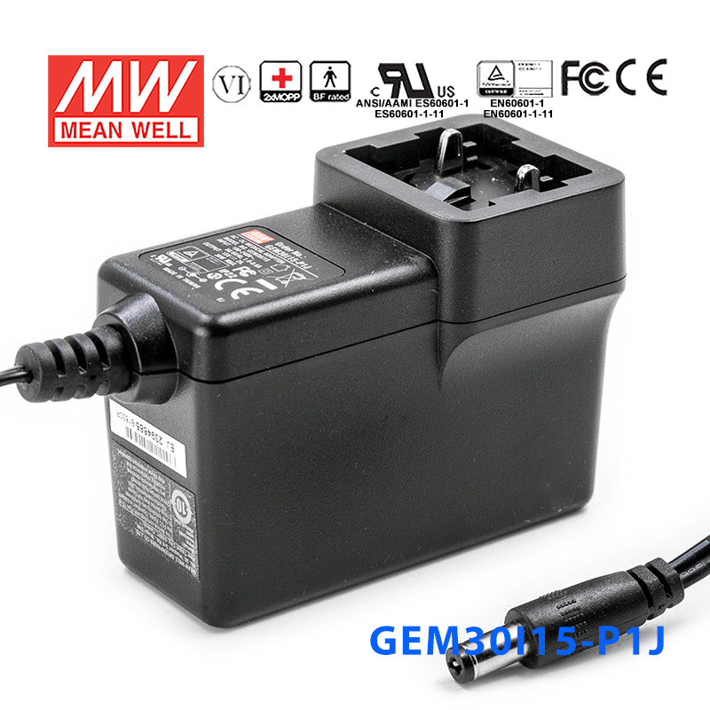 Mean Well GEM30I15-P1J Power Supply 30W 15V