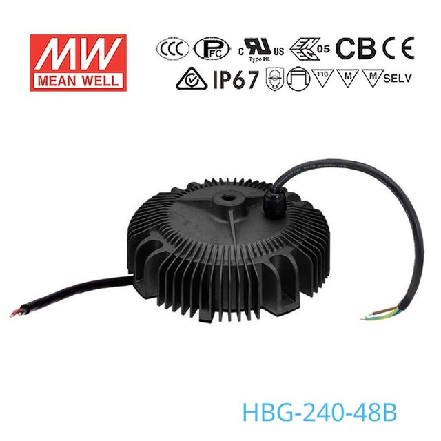 Mean Well HBG-240-48B Power Supply 240W 48V - Dimmable