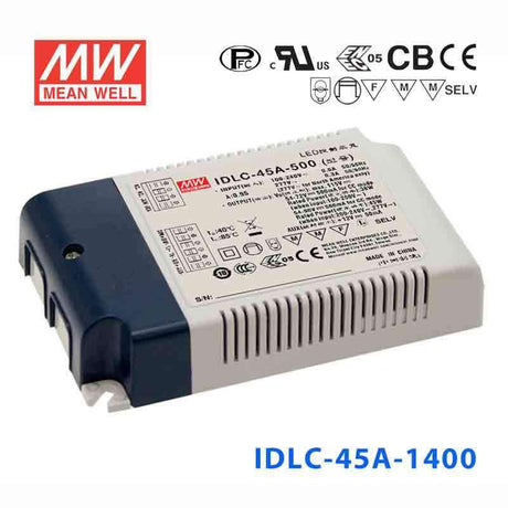 Mean Well IDLC-45A-1400 Power Supply 45W 1400mA (Auxiliary DC output)