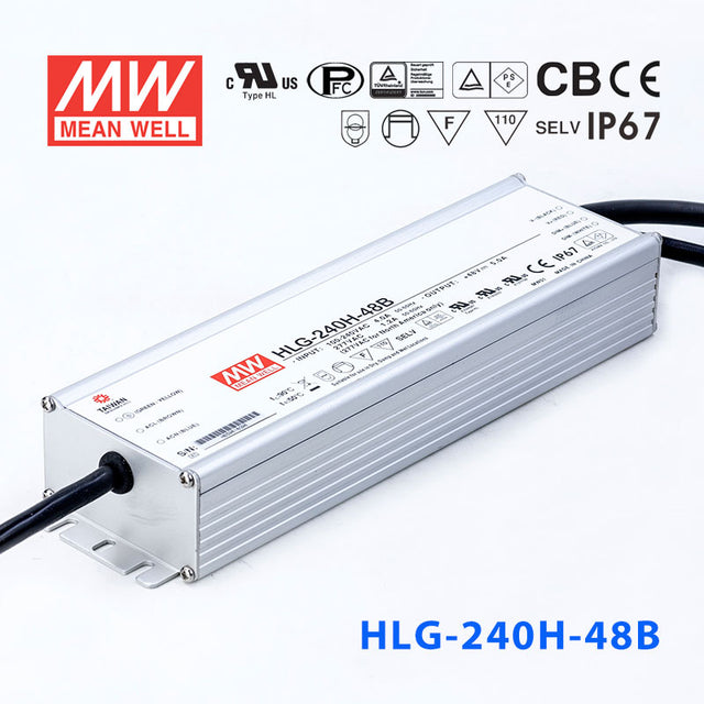 Mean Well HLG-240H-48AB Power Supply 240W 48V - Adjustable and Dimmable